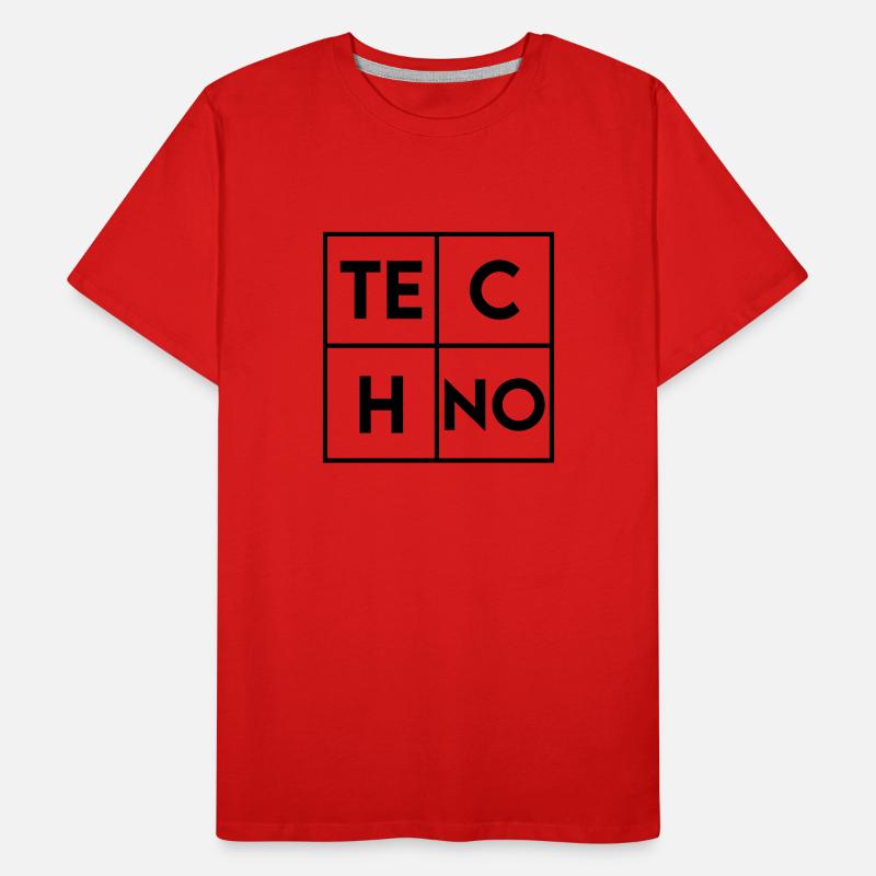 Techno T-shirt bio Premium Homme