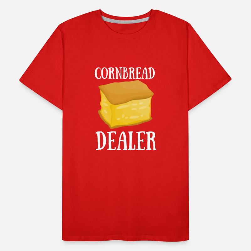 Cornbread Baking Cornmeal Muffins Batter Bread Men's Premium Organic T-Shirt