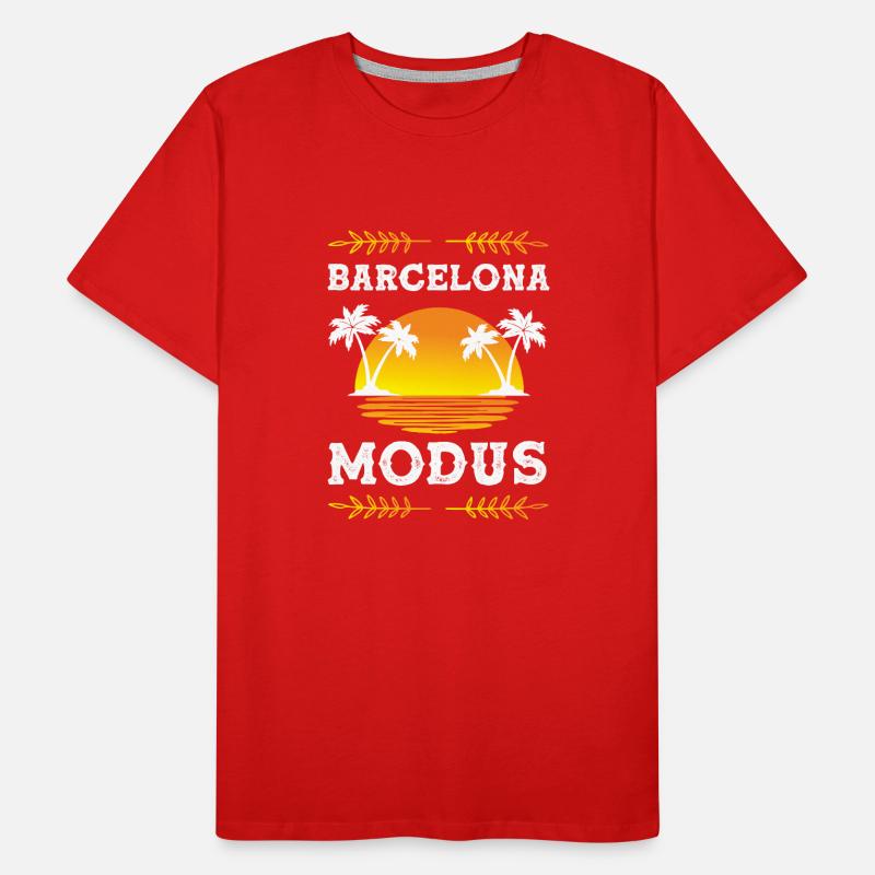 Mode Barcelone T-shirt bio Premium Homme