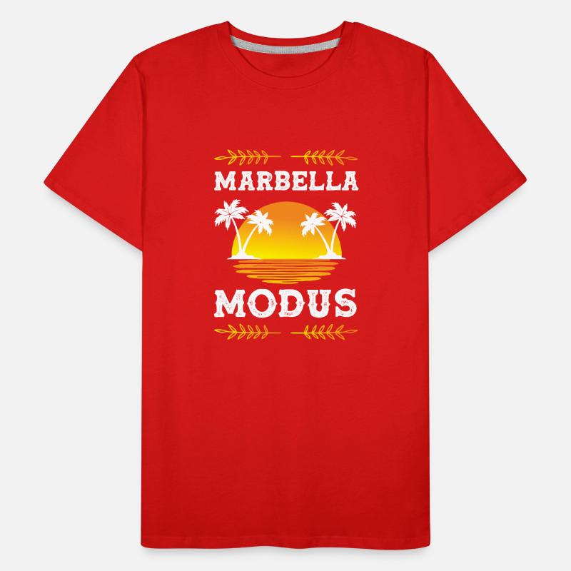 Marbella Mode T-shirt bio Premium Homme
