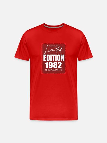 Édition limitée 1982 - T-shirt bio Premium Homme - rouge