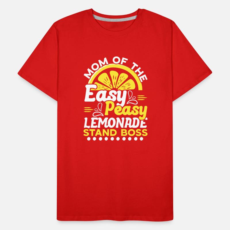 Mère de limonade facile-peasy stand boss citron T-shirt bio Premium Homme
