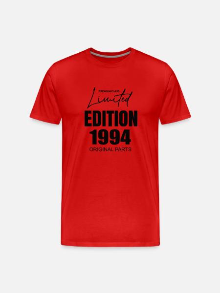 Limited Edition 1994 - Men's Premium Organic T-Shirt - red