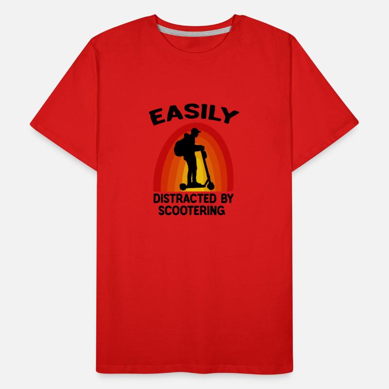 E-Roller E-Scooter Roller Electric Scooter Roller Männer Premium Bio T-Shirt