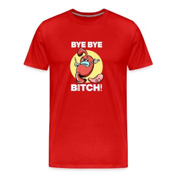 Bariatrische Chirurgie Magenhülse Bariatrische Chirurgie - Männer Premium Bio T-Shirt - Rot - Vorne - Damien (186cm)