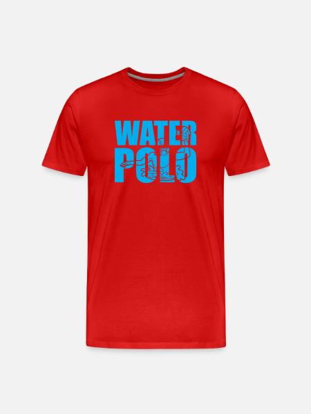 Watersport - Water Polo - Men's Premium Organic T-Shirt - red