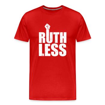 Ruthless pro Choice - Men's Premium Organic T-Shirt - red - Front - Damien (186cm)
