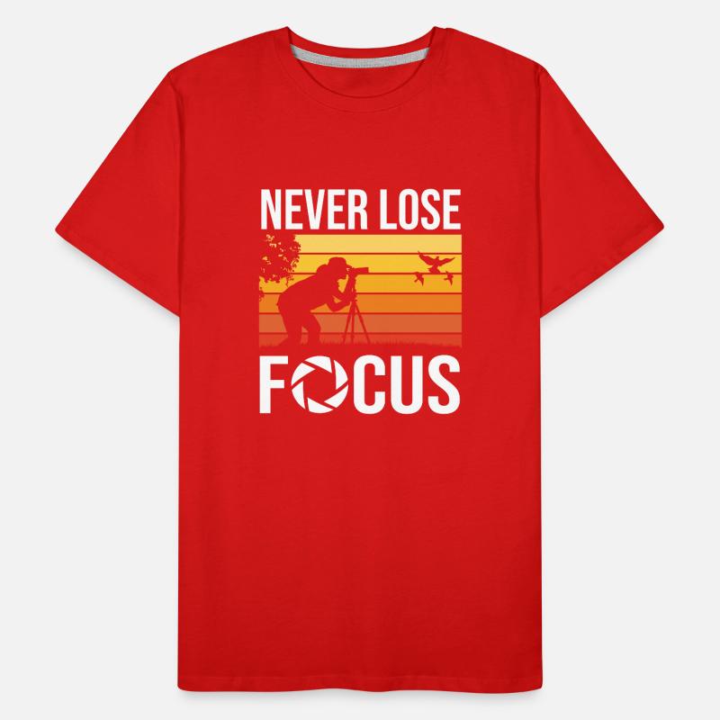 Ne perdez jamais la concentration T-shirt bio Premium Homme