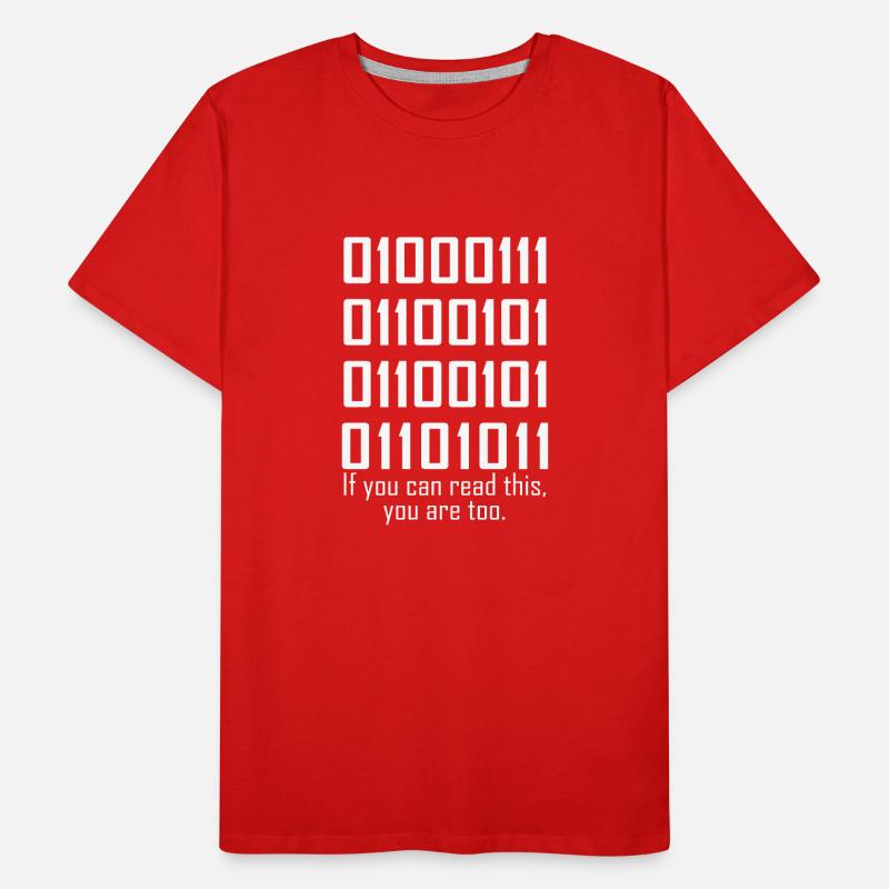 Software Engineers Funny Programming Coding Binary Männer Premium Bio T-Shirt