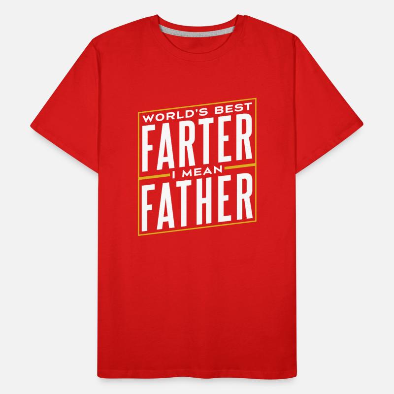 Der Beste Vater Der Welt Papa Papi Vater Tag Männer Premium Bio T-Shirt