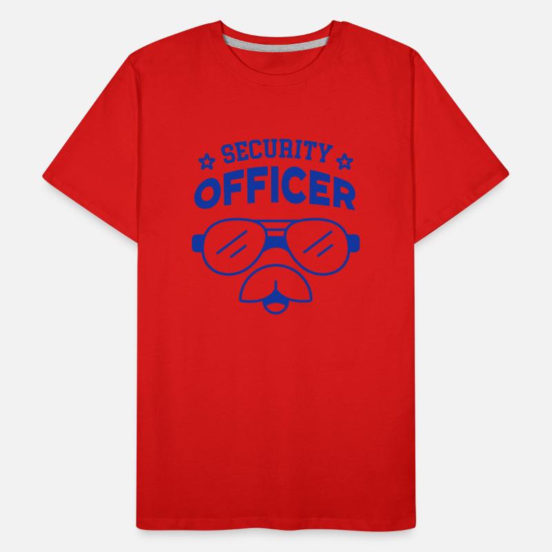 Videur de sécurité Garde de sécurité Sécurité T-shirt bio Premium Homme
