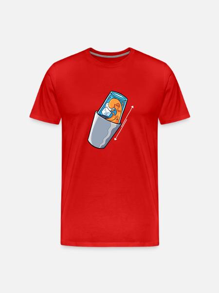 Bartender Mix Cocktail Barkeeper - Men's Premium Organic T-Shirt - red