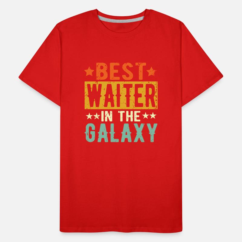 Best Kellner ever Kellner Geschenk Männer Premium Bio T-Shirt
