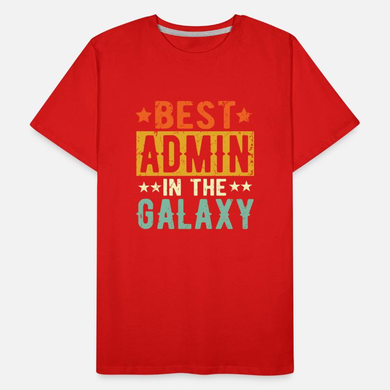 Best Admin ever Admin Gift Men's Premium Organic T-Shirt