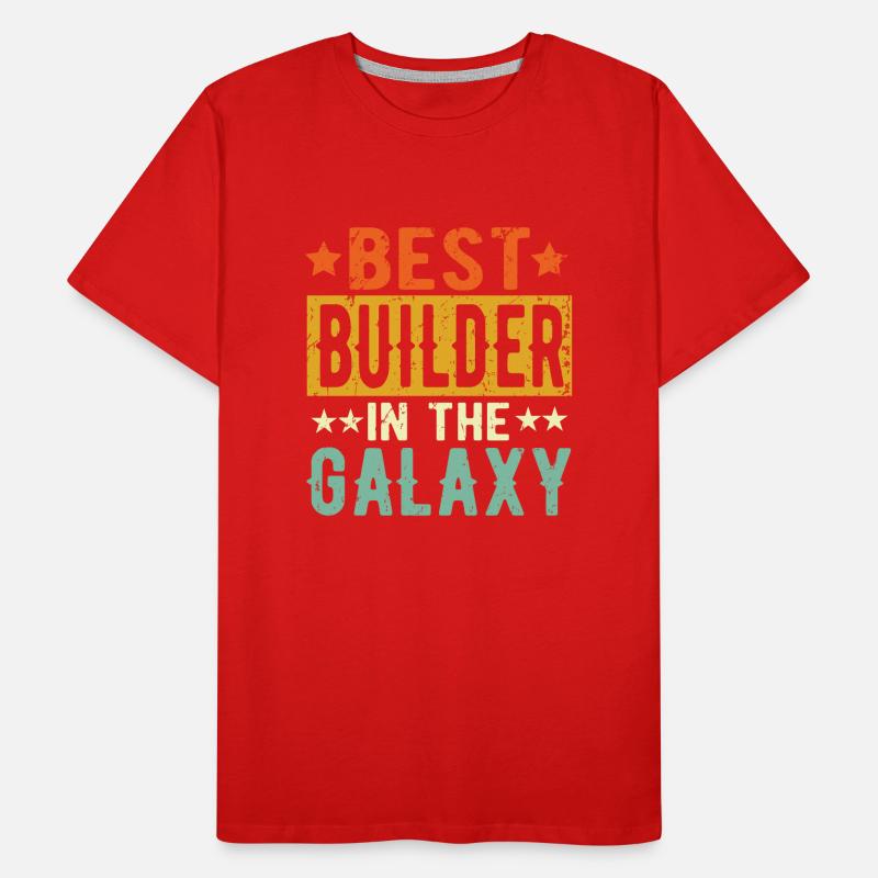Best Construction Worker ever Construction Worker Gift Men's Premium Organic T-Shirt