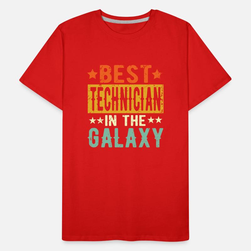 Best Techniker ever Techniker Geschenk Männer Premium Bio T-Shirt