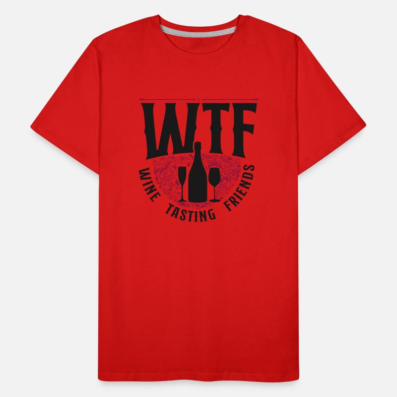 Dégustation de vin de sommelier T-shirt bio Premium Homme