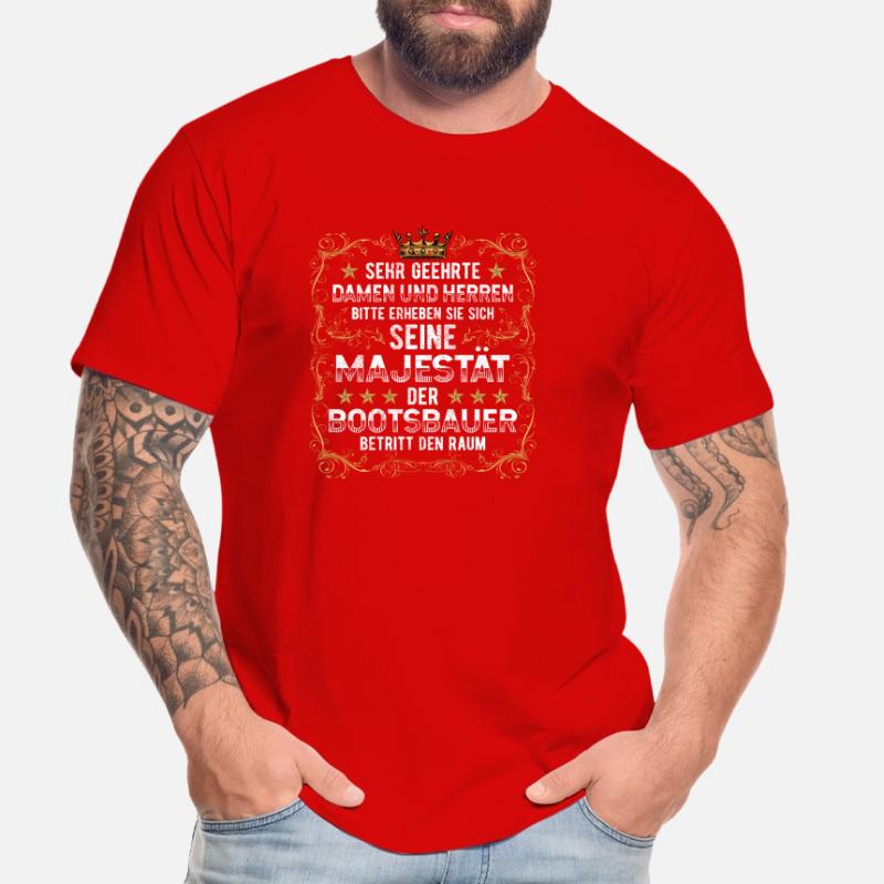 Bootsbauer Schiffsbauer Männer Premium Bio T-Shirt