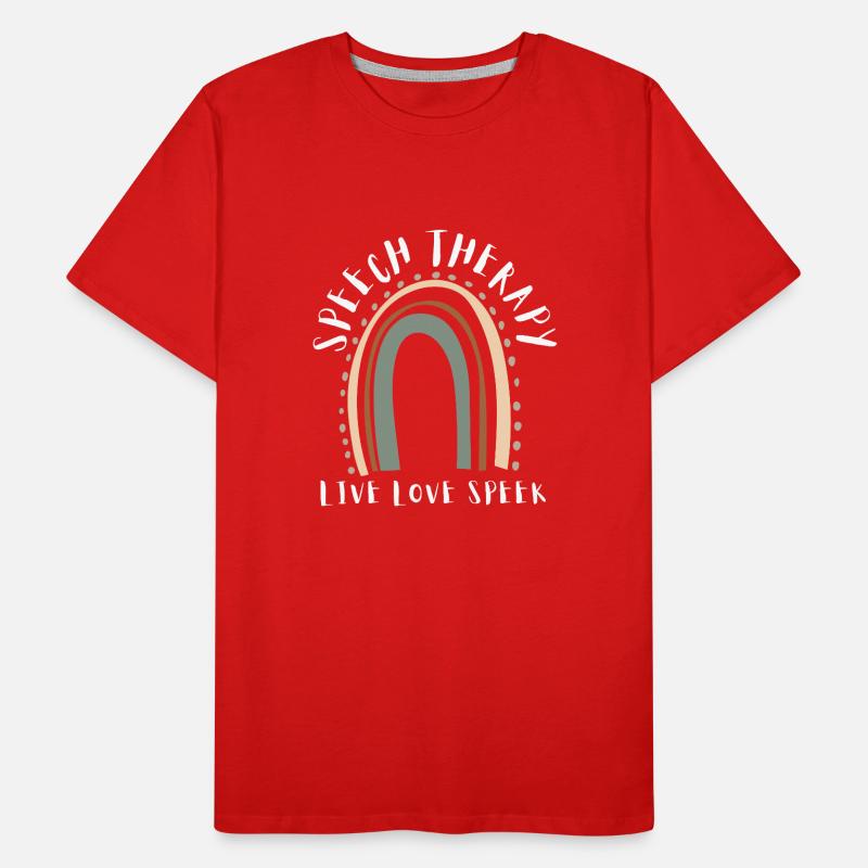Speech Language Pathologist Speech Therapy SLP Männer Premium Bio T-Shirt