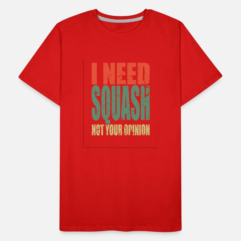 Squash Spruch lustig Männer Premium Bio T-Shirt