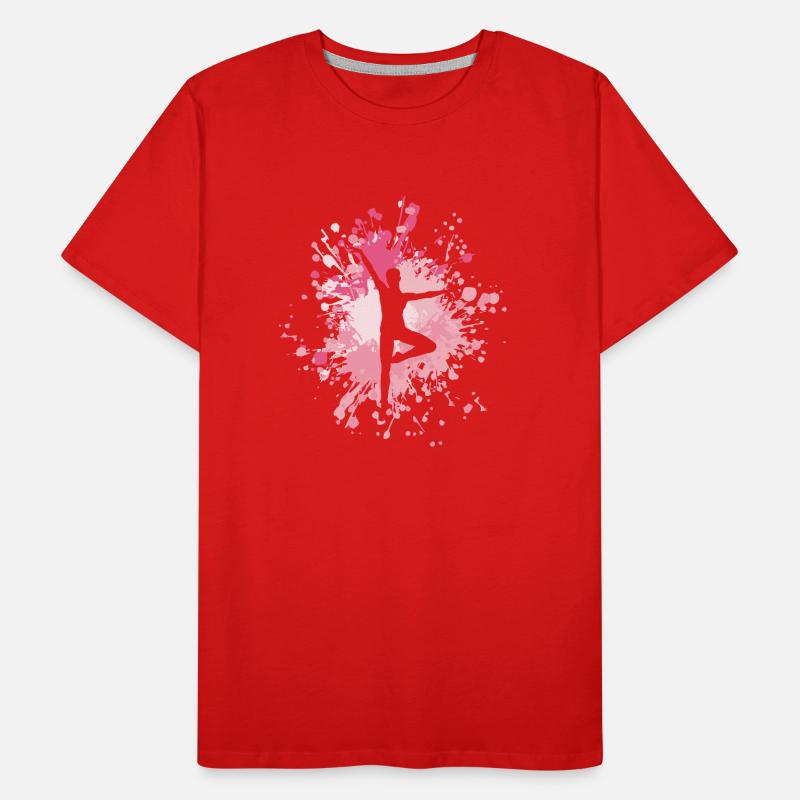 Dancing Basic Color Splash T-shirt bio Premium Homme