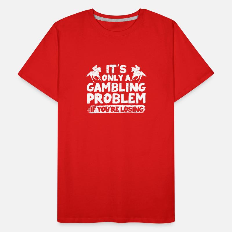 Paris sur les courses de chevaux Drôle de balade C’est juste un T-shirt bio Premium Homme