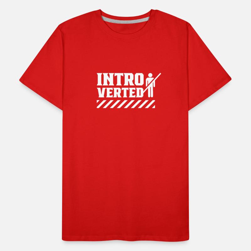 Sarcasme introverti Timide introverti T-shirt bio Premium Homme