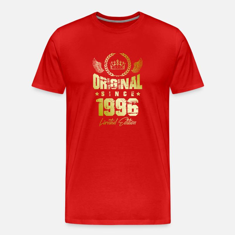 1996 limited edition - Männer Premium Bio T-Shirt - Rot