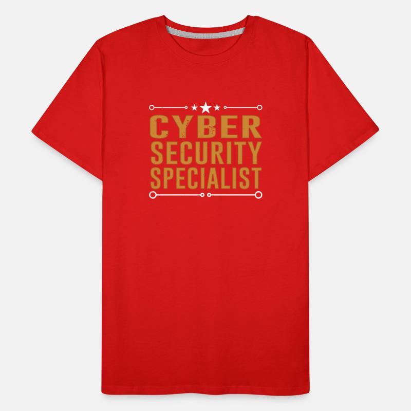 Cybersecurity Specialist Hack Cybersecurity Men's Premium Organic T-Shirt
