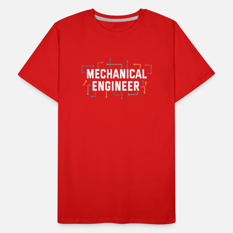 Mechanics Engineer Mechanical Engineering Men's Premium Organic T-Shirt