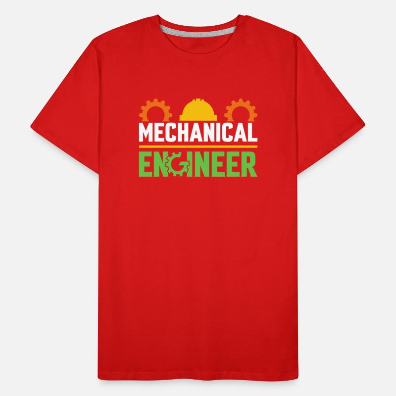 Mechanics Engineer Mechanical Engineering Men's Premium Organic T-Shirt