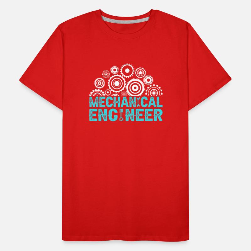 Mechanics Engineer Mechanical Engineering Men's Premium Organic T-Shirt