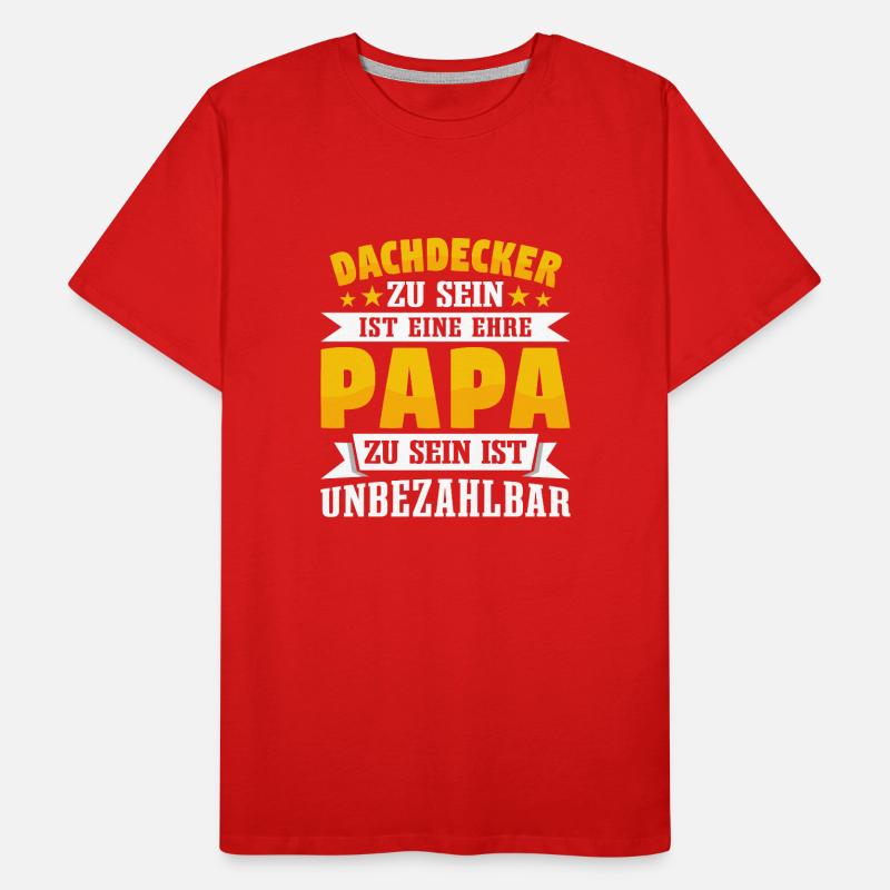 Dachdecker Männer Premium Bio T-Shirt
