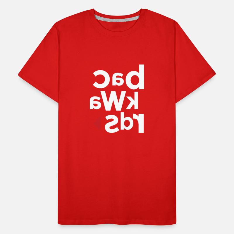 Backward Männer Premium Bio T-Shirt