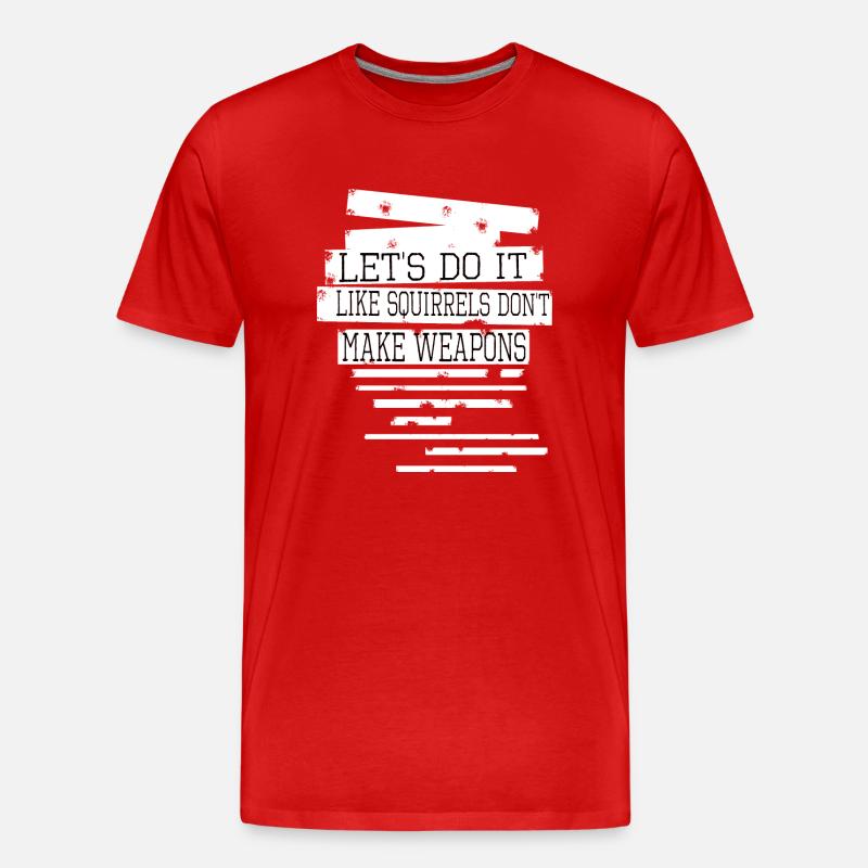 birthday statement hippy disarmament cool - Männer Premium Bio T-Shirt - Rot