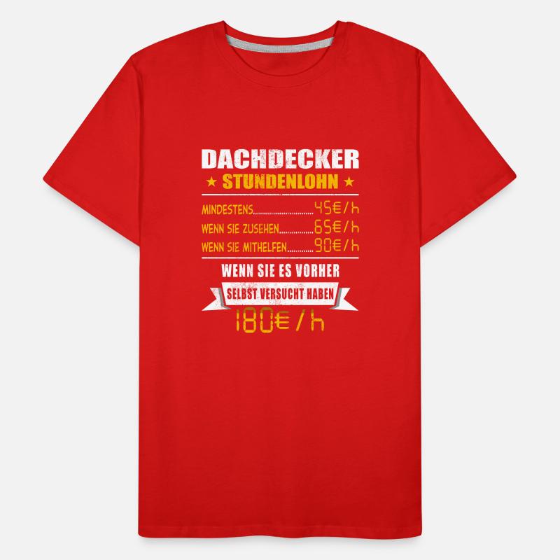 Dachdecker Männer Premium Bio T-Shirt