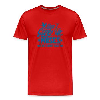 Jesus Bibel Christlich Religiös Kirche Geschenk - Männer Premium Bio T-Shirt - Rot - Vorne - Damien (186cm)