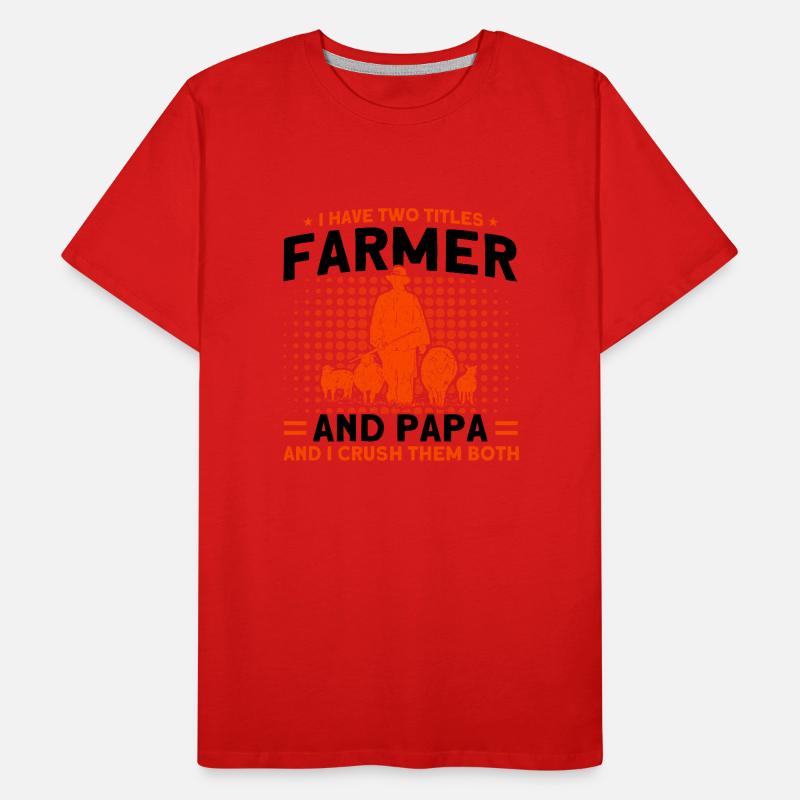 Élevage de moutons Élevage Élevage Mouton Cadeau T-shirt bio Premium Homme
