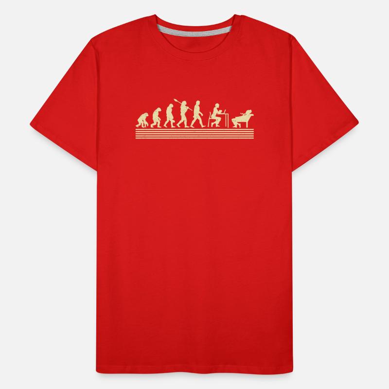 School psychologist evolution Men's Premium Organic T-Shirt