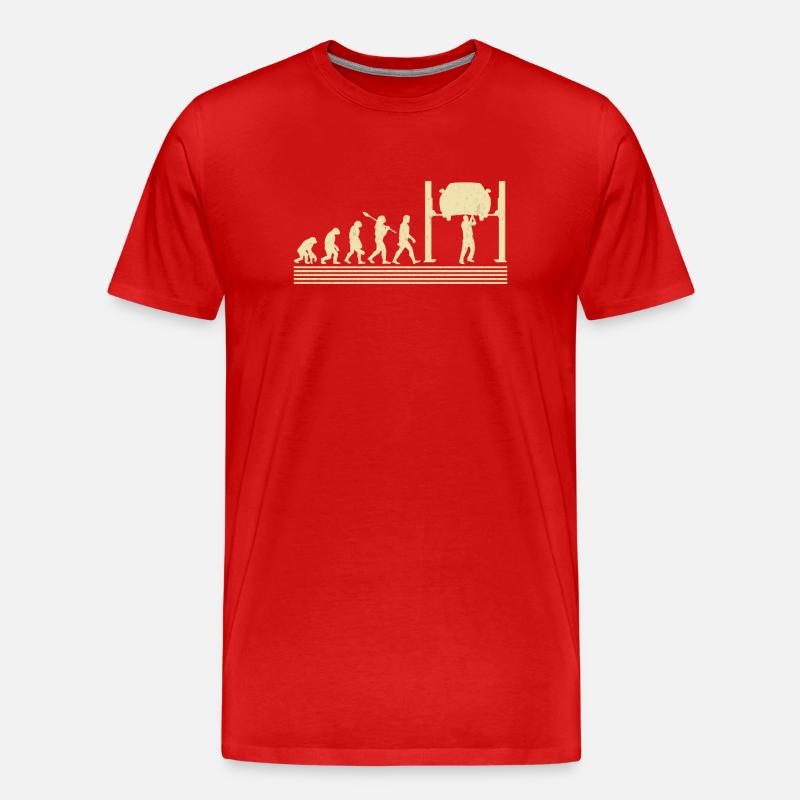 Automechanical evolution - Men's Premium Organic T-Shirt - red