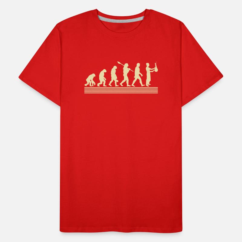 Metzger-evolution Männer Premium Bio T-Shirt