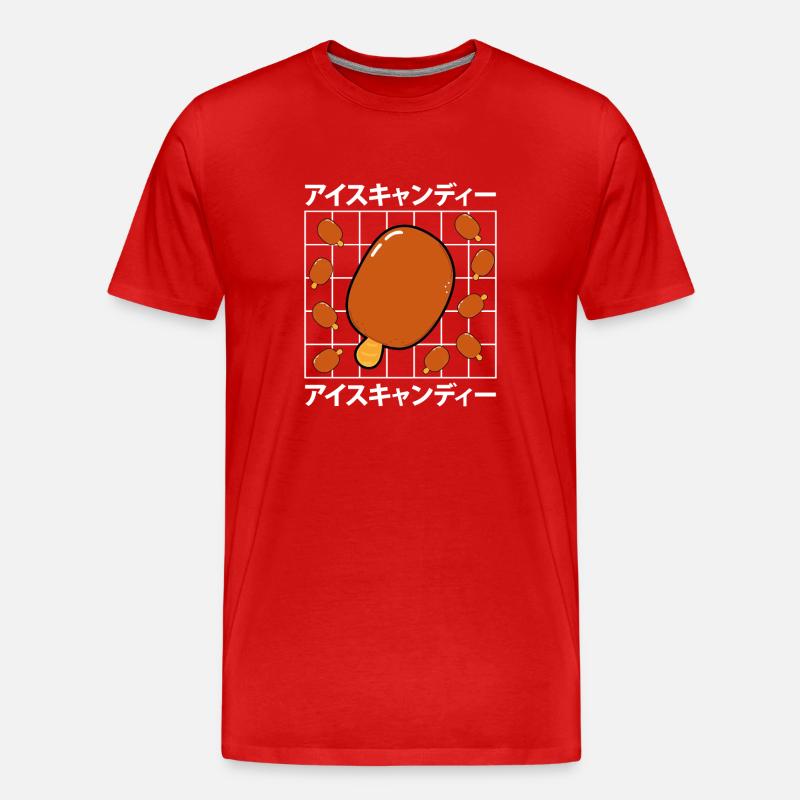 Süßes Kawaii Maisfutter - Männer Premium Bio T-Shirt - Rot