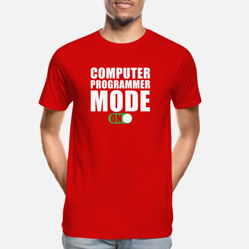 Mode programmeur informatique activé T-shirt bio Premium Homme