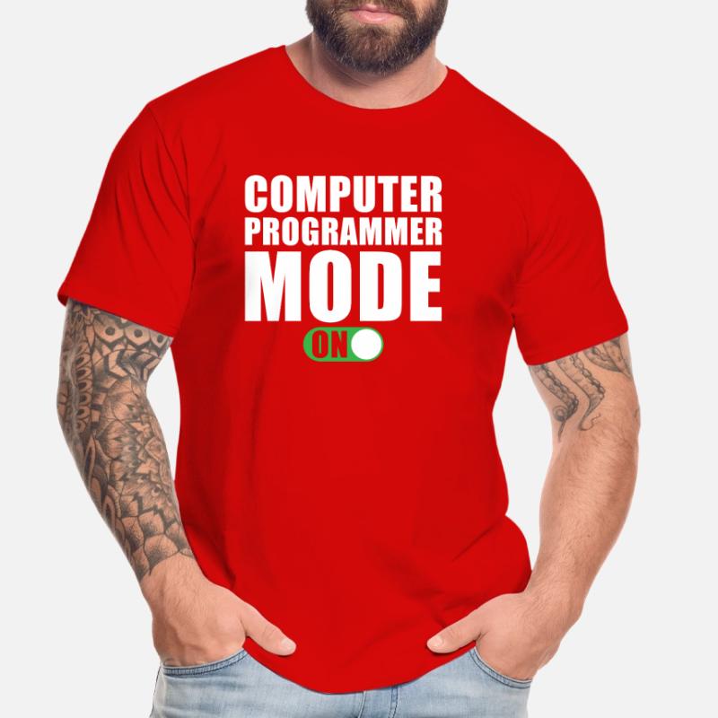 Mode programmeur informatique activé T-shirt bio Premium Homme