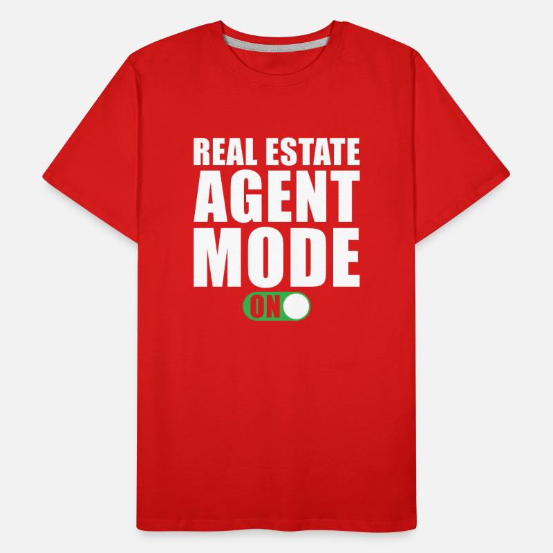 Mode Agent immobilier activé T-shirt bio Premium Homme