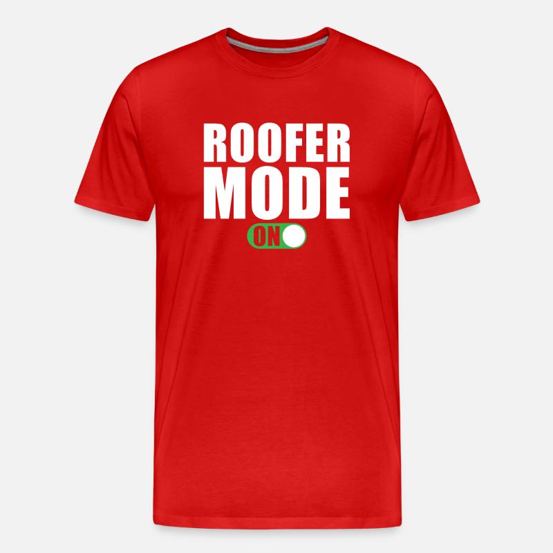 Mode couvreur activé - T-shirt bio Premium Homme - rouge
