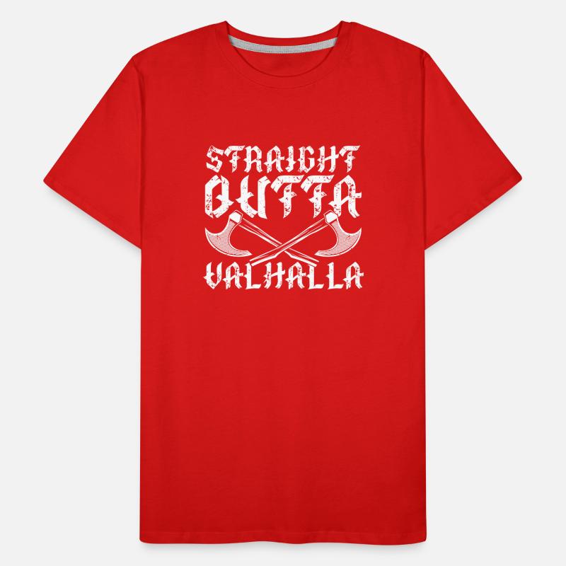Direkt Aus Der Walhalla Axt Männer Premium Bio T-Shirt