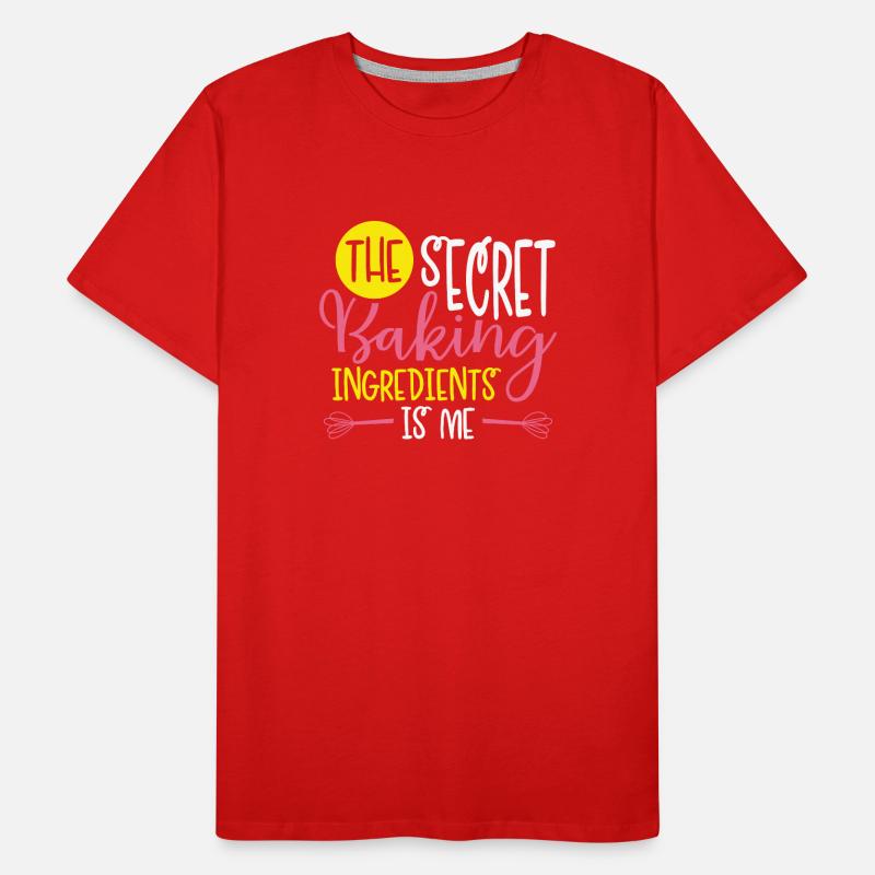 Les ingrédients de cuisson secrets T-shirt bio Premium Homme