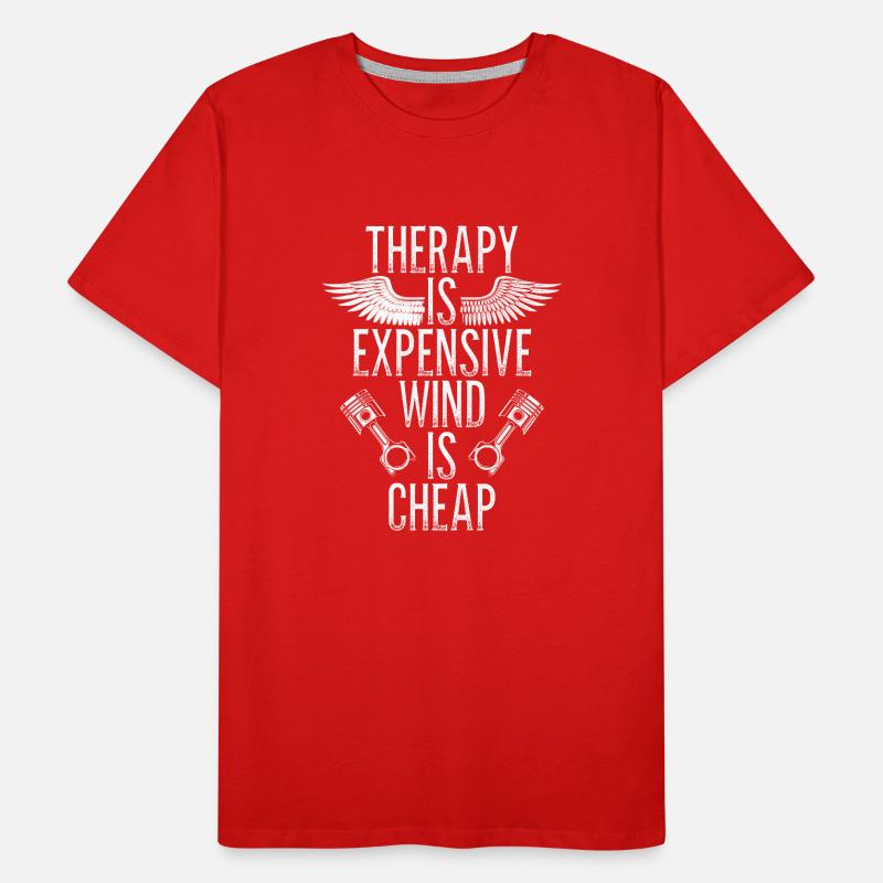 Therapy or biker wind Men's Premium Organic T-Shirt