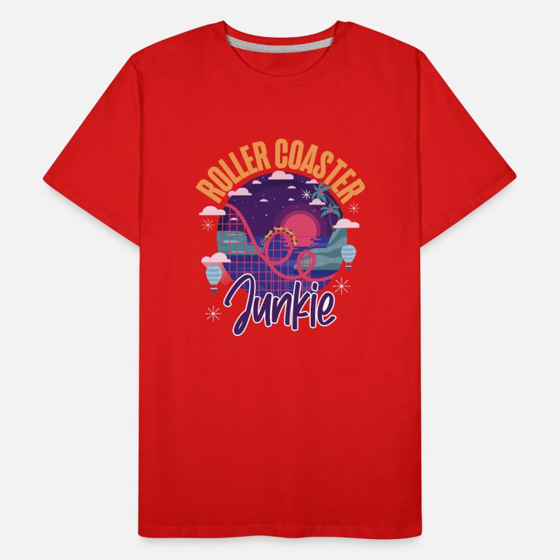 Roller Coaster Roller Coaster T-shirt bio Premium Homme